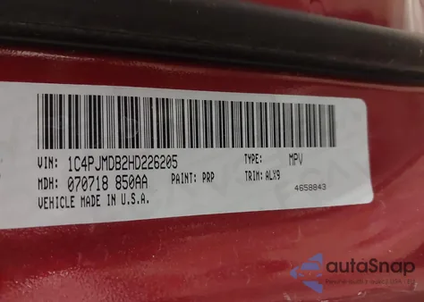 2017 Jeep Cherokee Limited 4X4 z USA, uszkodzony, nr VIN 1C4PJMDB2HD226205